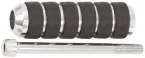 MID-USA Chrome Plated Comfort Ride Extended Foot Brake/Shift Peg with 3/4" Stud, Universal Fit, Silver, Rear, Powersport Vehicle