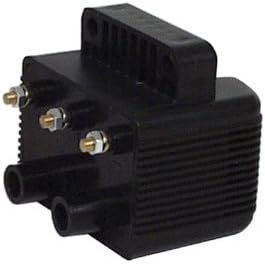 16072 Black Single Fire 40,000 V Coil For Big Twin and Sportster G